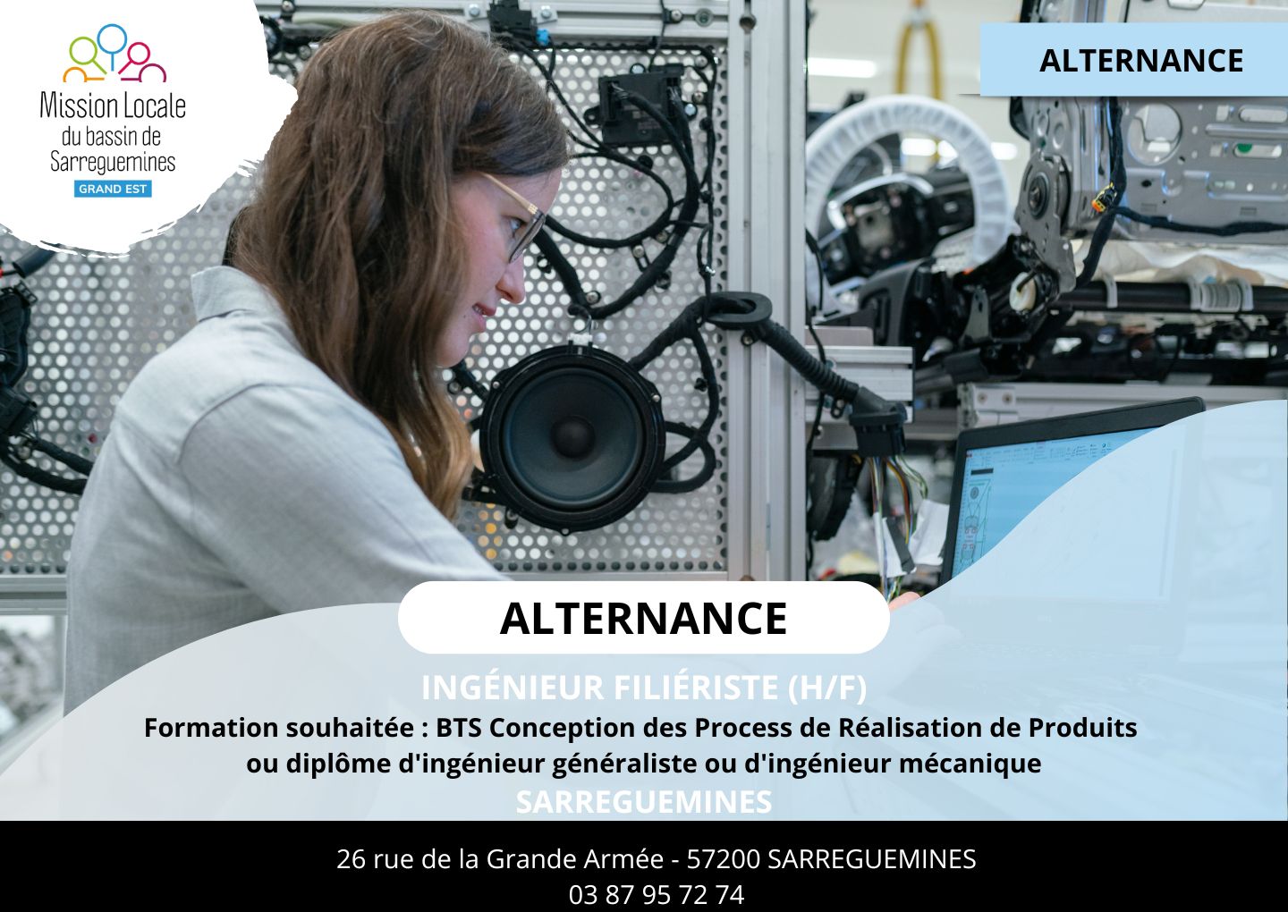 INGENIEUR FILIRERISTE ALTERNANCE CLOTURE FIN JUIN
