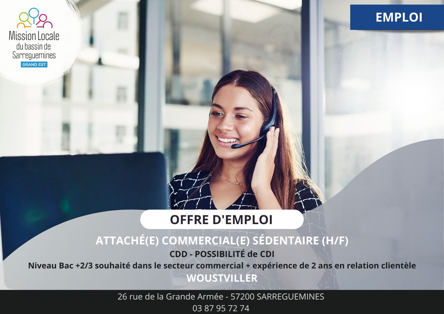Attaché commercial WOUST clôture mi juin 25