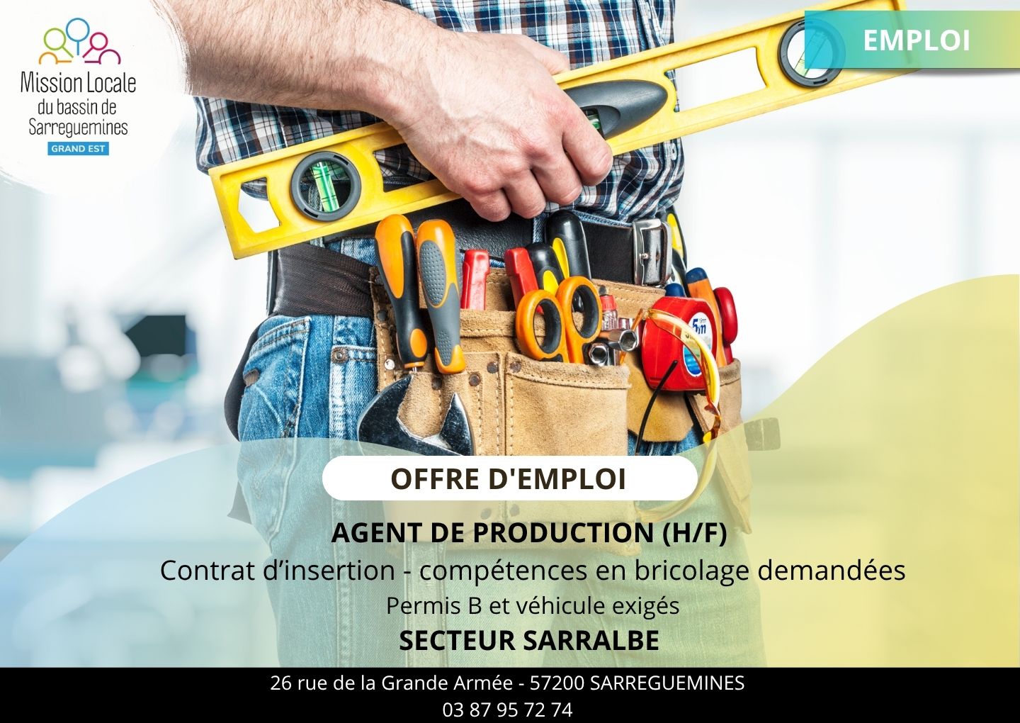 AGENT DE PROD CDD INSERTION CLOTURE FIN JUILLET