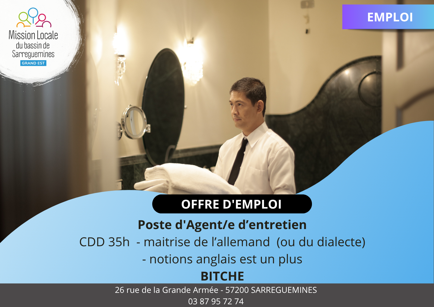 OE AGENT ENTRETIEN BITCHE CLOTURE LE 21.07.25