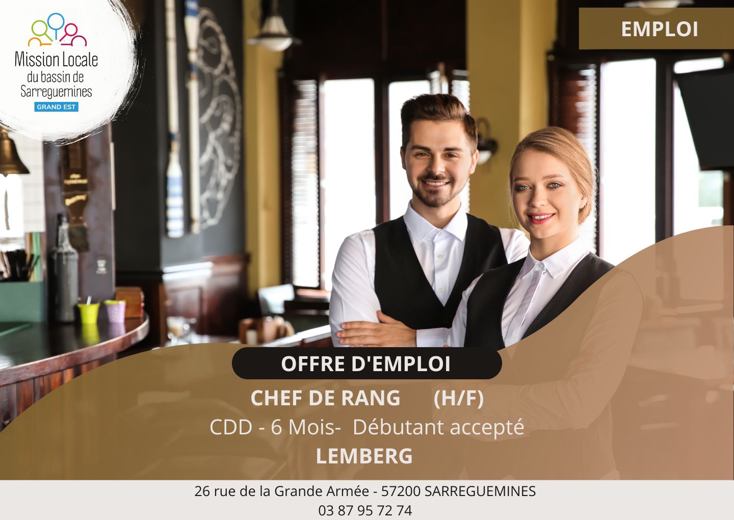 OE - CHEF DE RANG - CLTORURE LE 15.08.25