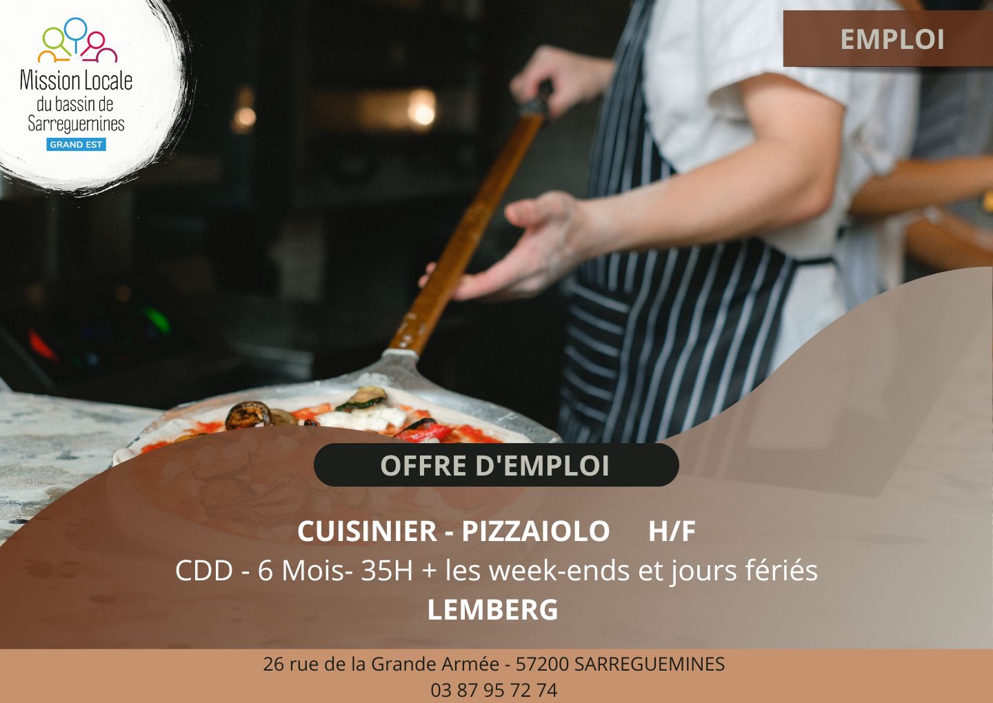 OE PIZZAIOLO - CLOTURE LE 15.08.25