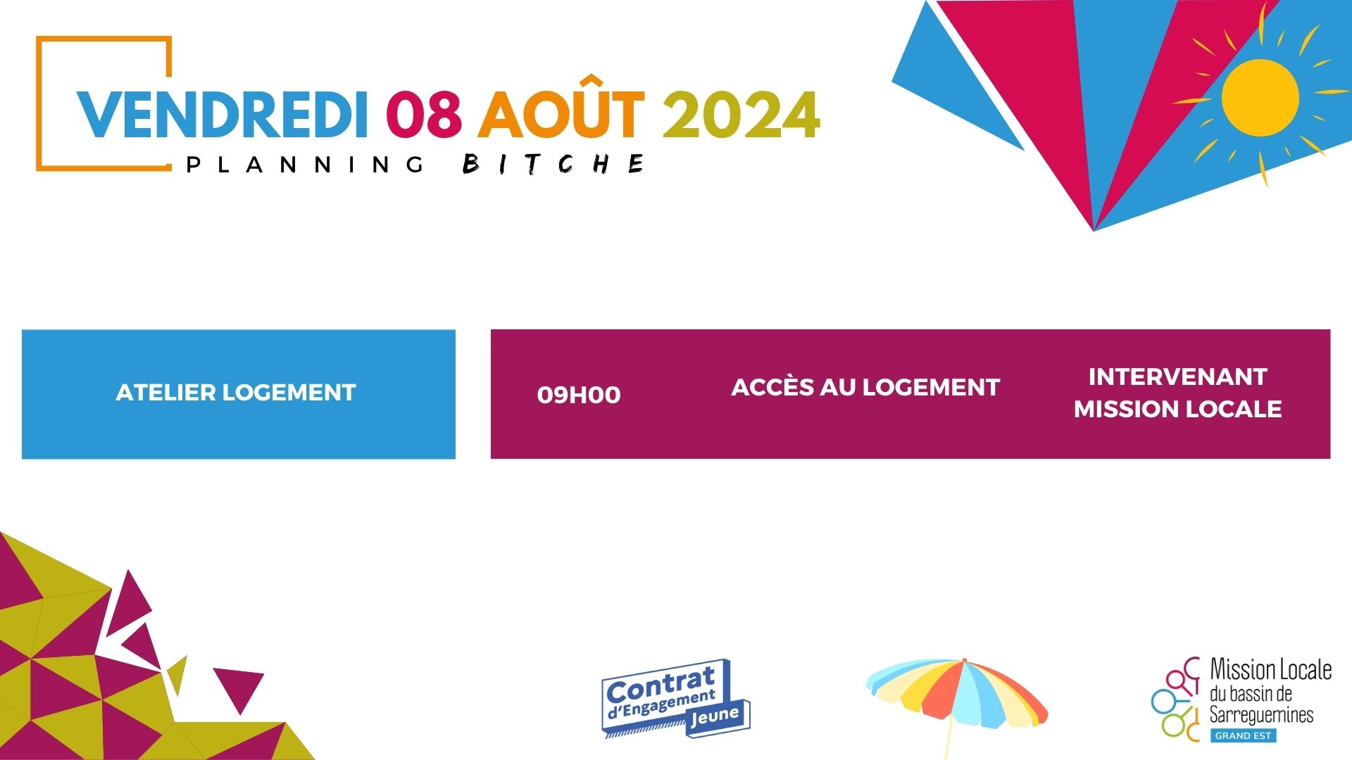 VENDREDI 8 AOUT - BITCHE
