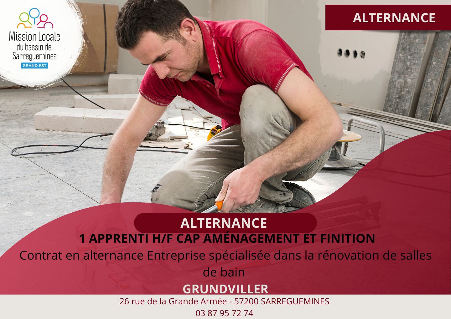 ALTERNANCE - CAP AMENAGEMENT ET FINITION