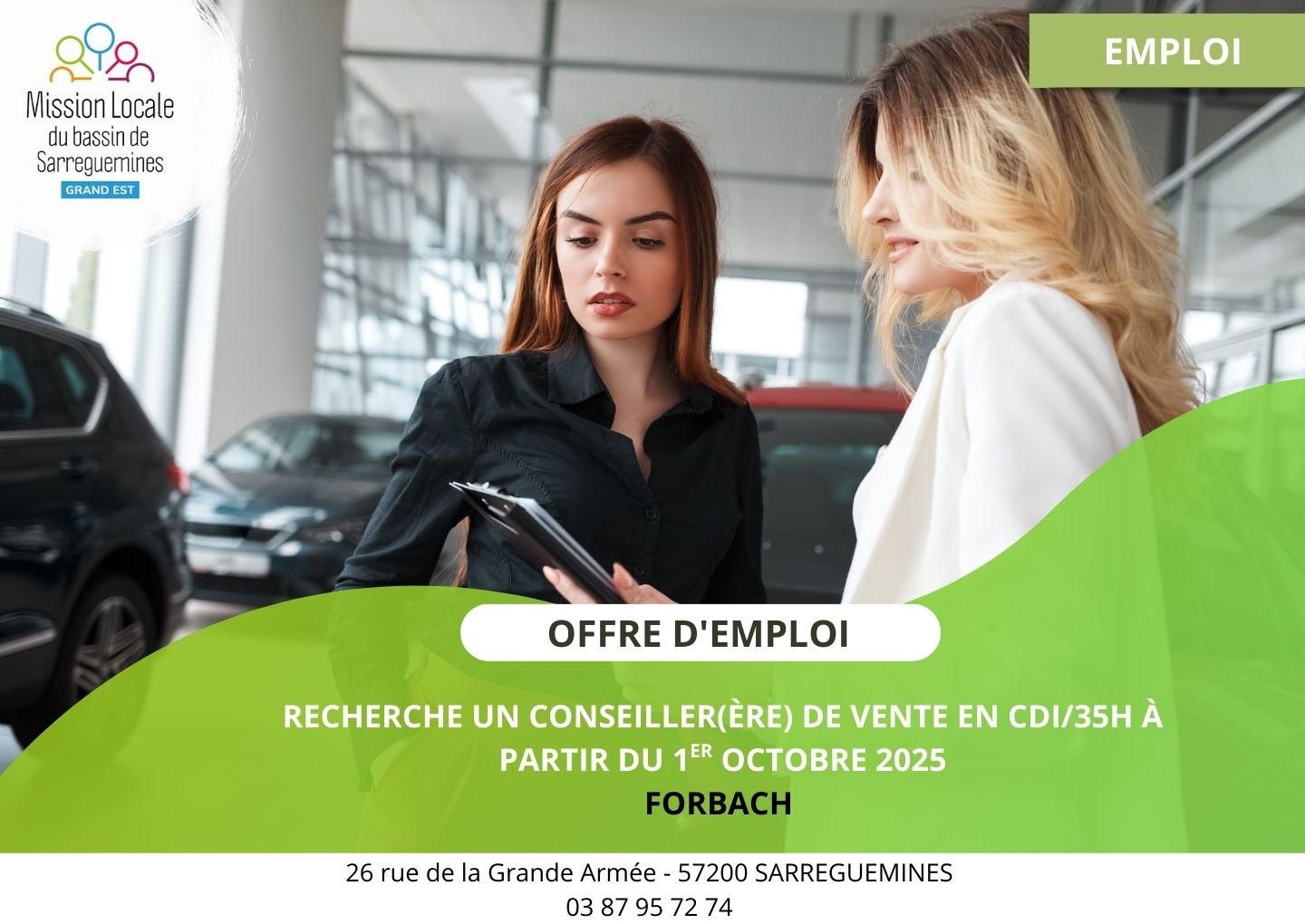 OE - Vendeuse cloture le 01.10.25