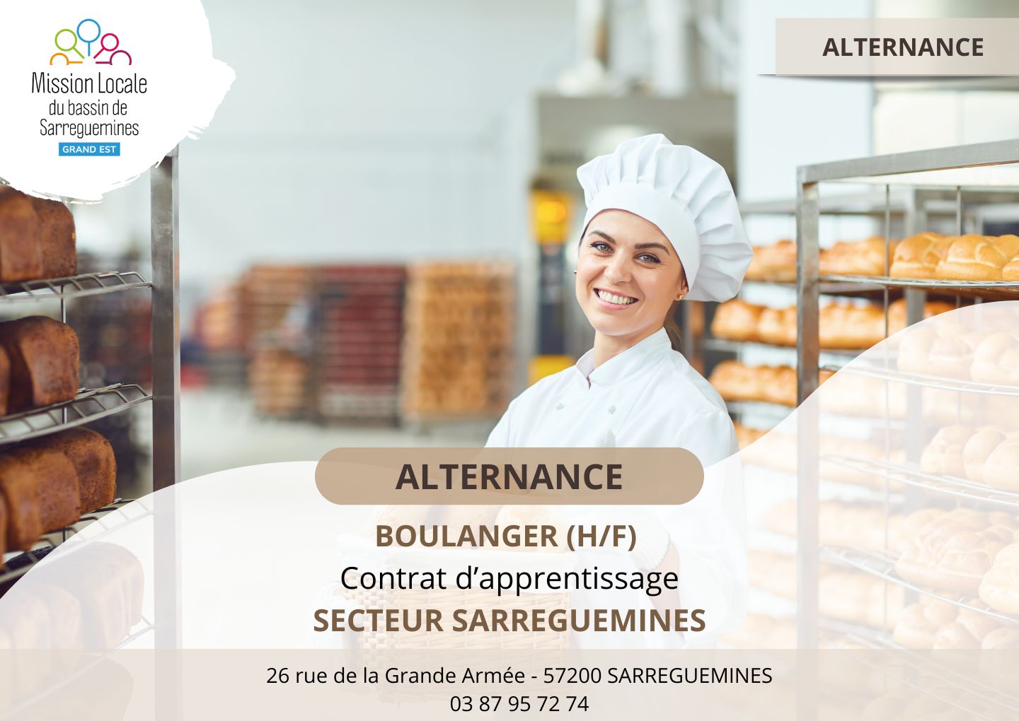 OE ALTERNANCE BOULANGER SGMS -CLOTURE FIN OCTOBRE