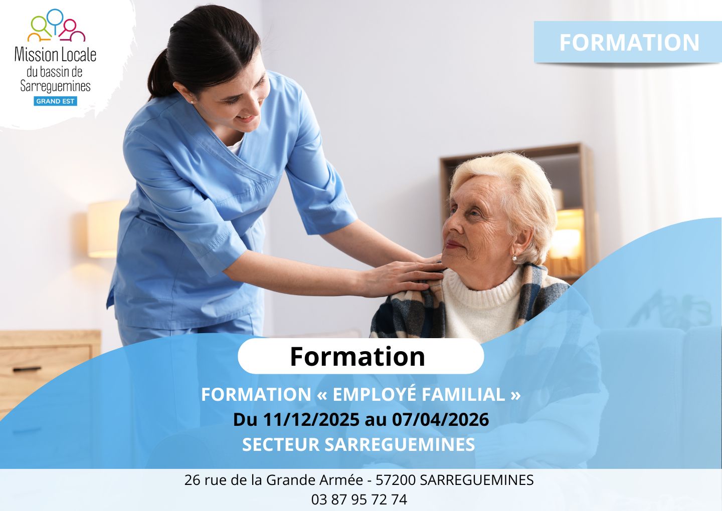 Formation Employé familial - clôture fin novembre