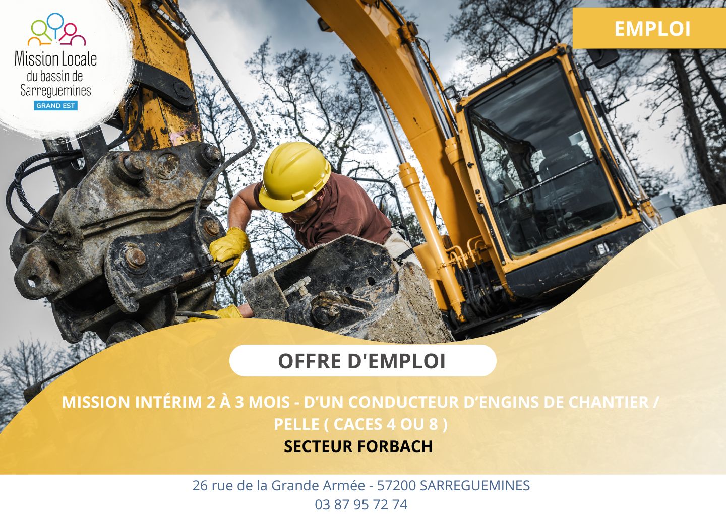 OE Conducteur d'engin - cloture le 15.12.25