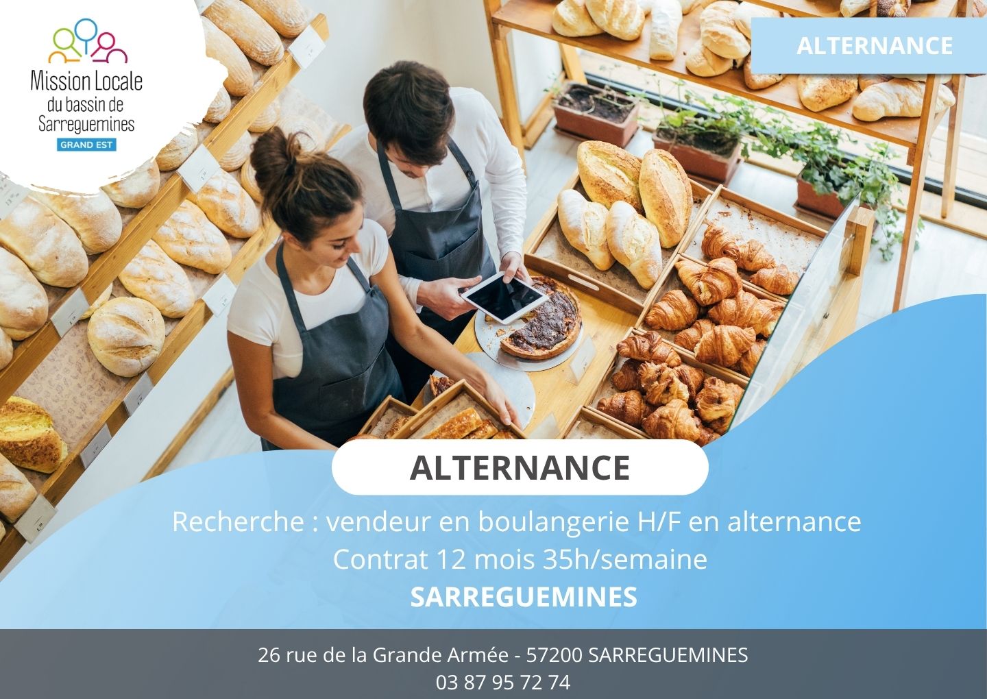 Apprentissage - vendeur - cloture le 30.04.26