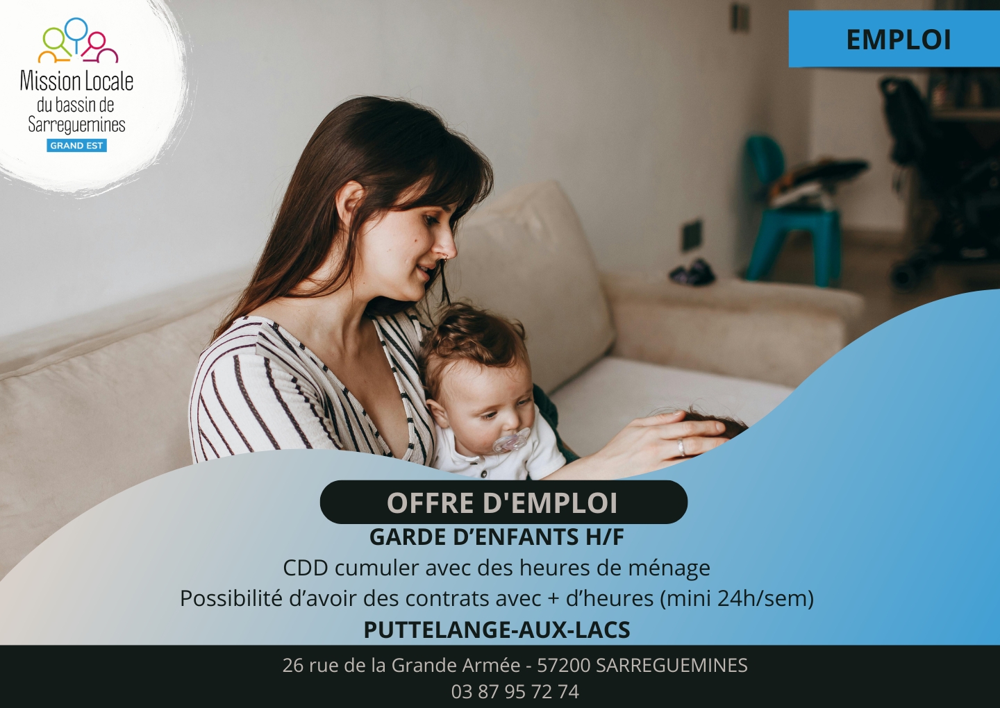 OE garde d'enfants puttelange - 01.09.2026